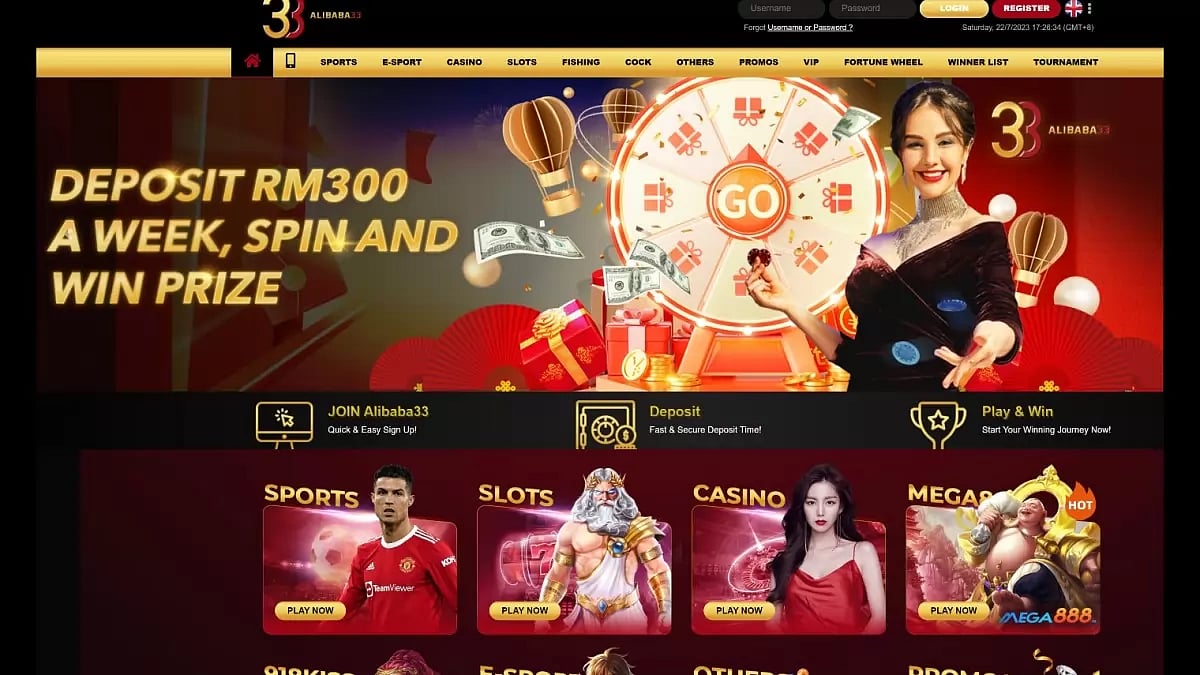 Online Casino Malaysia! Alibaba33