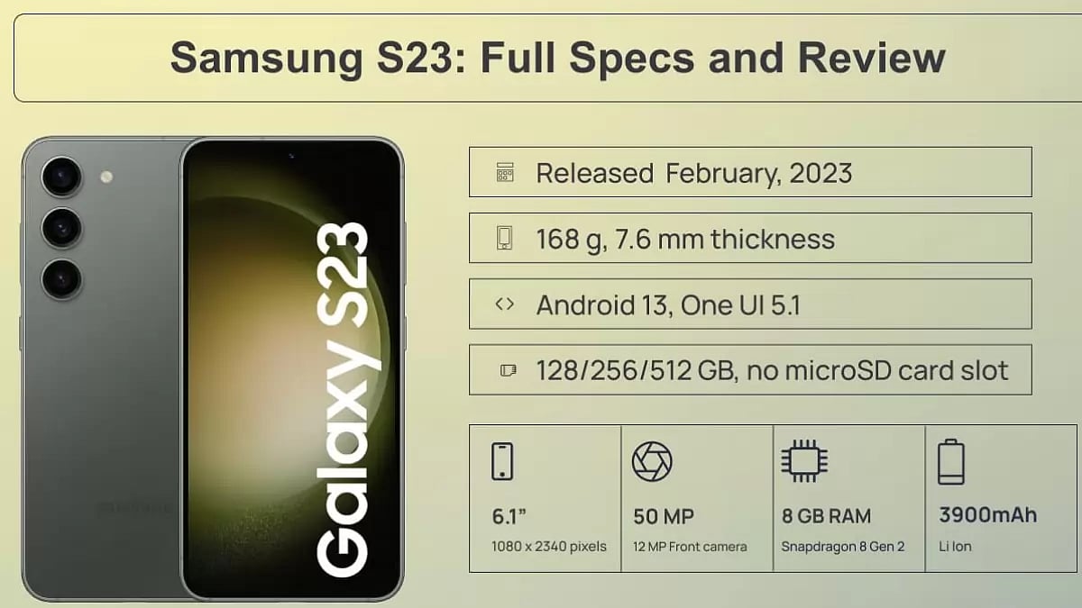 Samsung S23_ Full Specs and Review