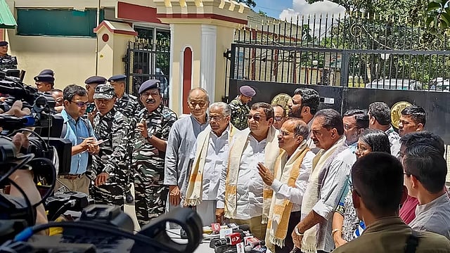 Opposition Legislators Visit War-Torn Manipur