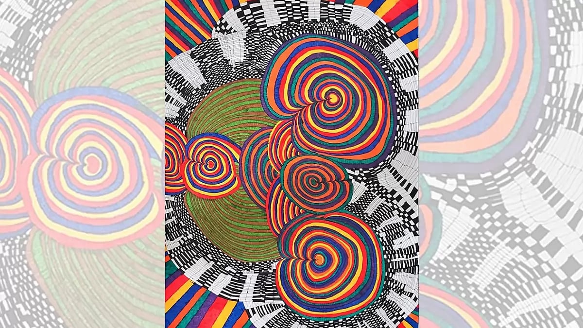 Kaleidoscope: Art work titled Layers of Love by Kalash Cariappa