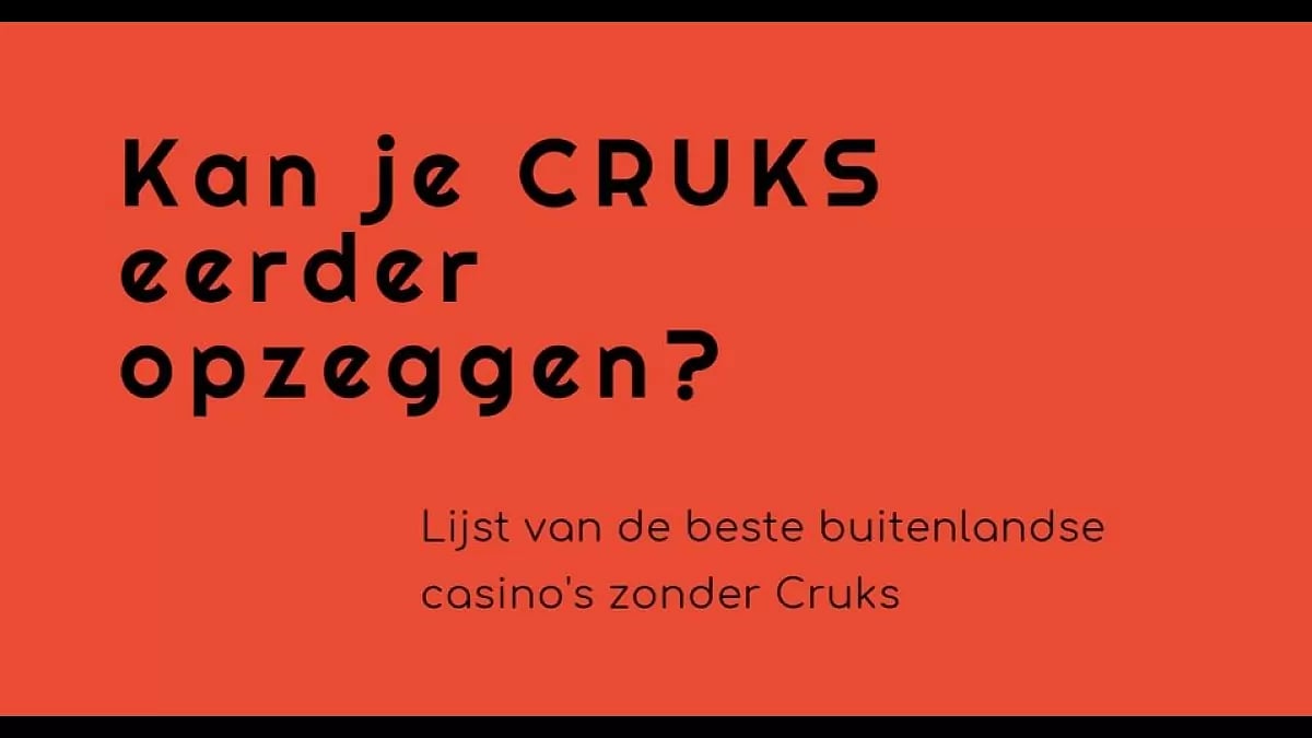 Casino Eerder Opzeggen