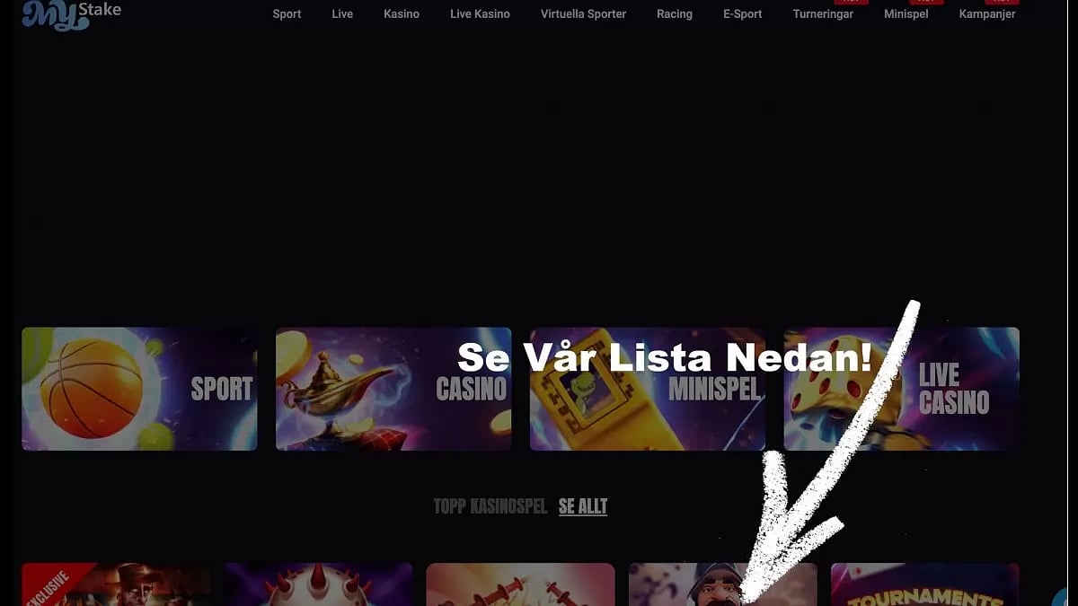 Spelbolag utan Svensk Licens