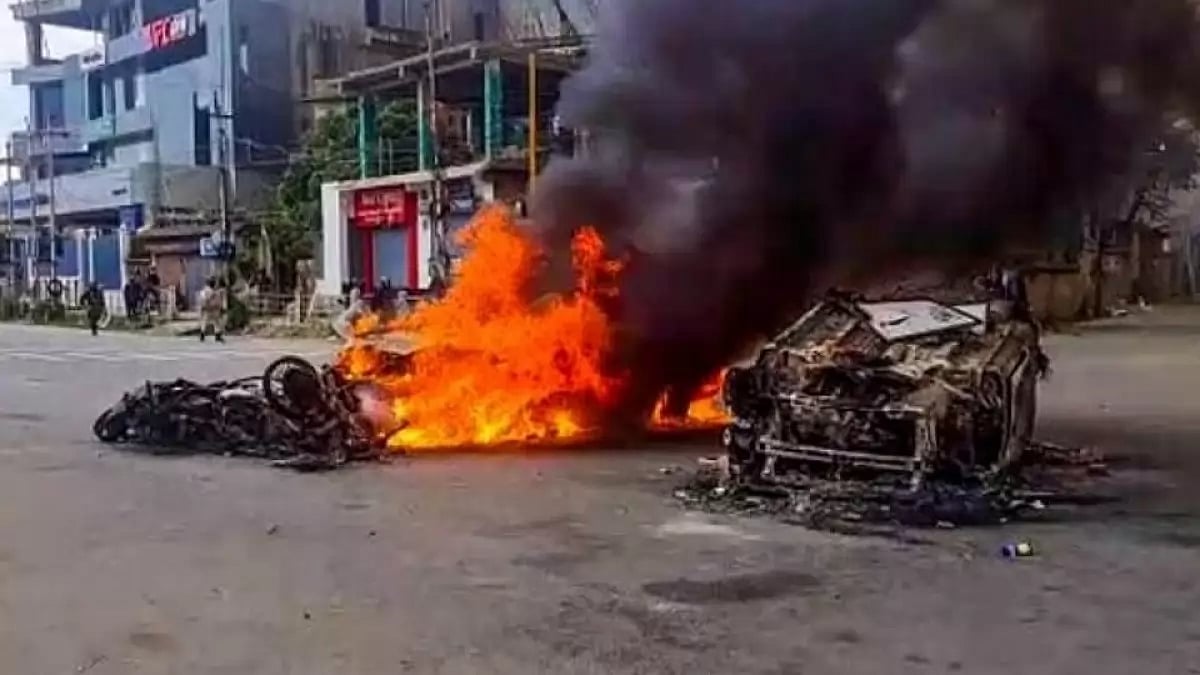 Representational Image : Terrorists belonging to Tehreek-e Taliban Pakistan (TTP) burnt down a bus in Pakistan |