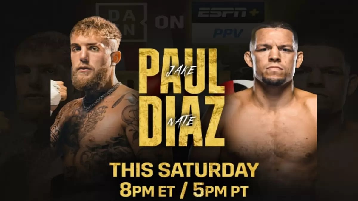 Jake Paul Vs. Nate Diaz