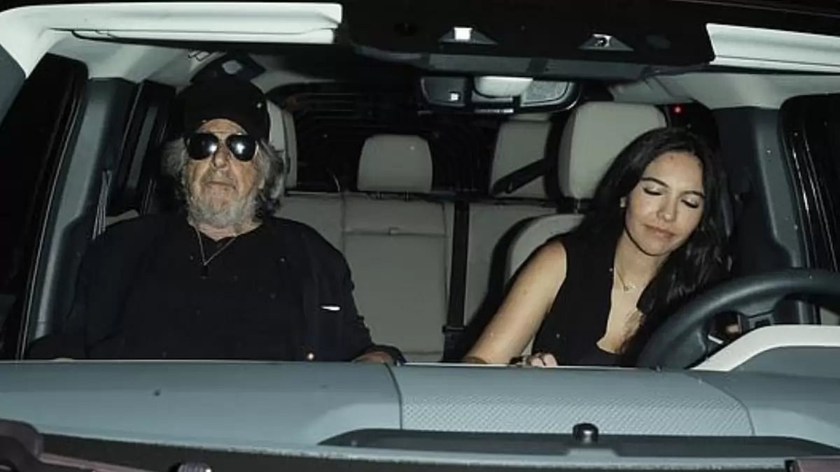 Al Pacino With Noor Alfallah