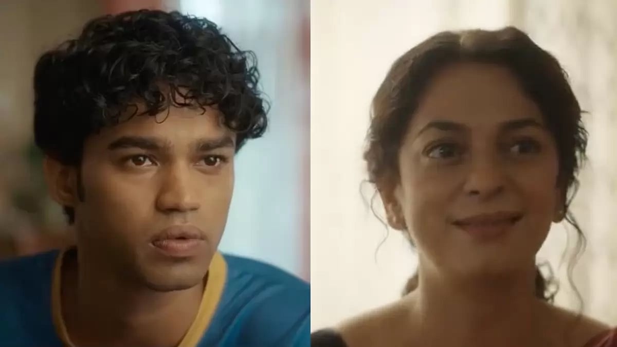 Babil Khan and Juhi Chawla