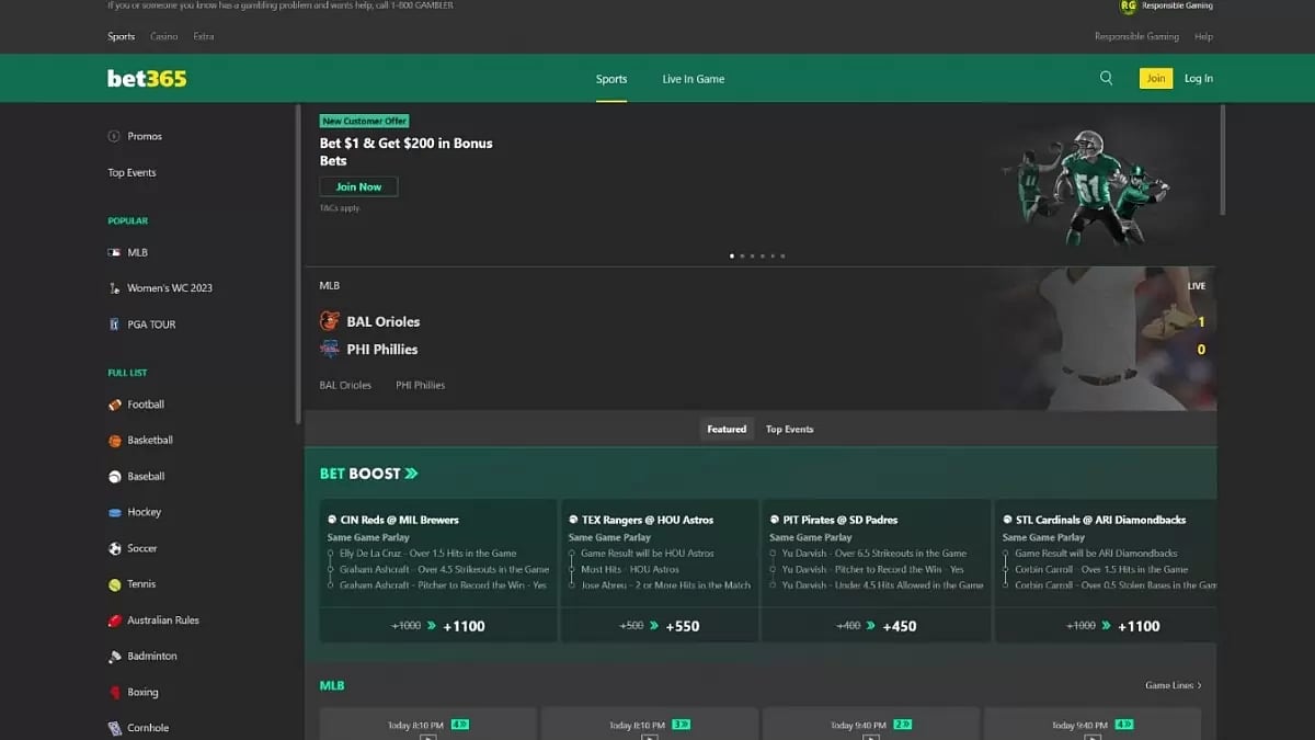 Bet365 Review 