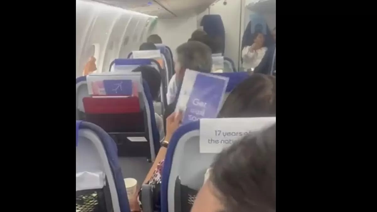 ACs not working inside an IndiGo flight.