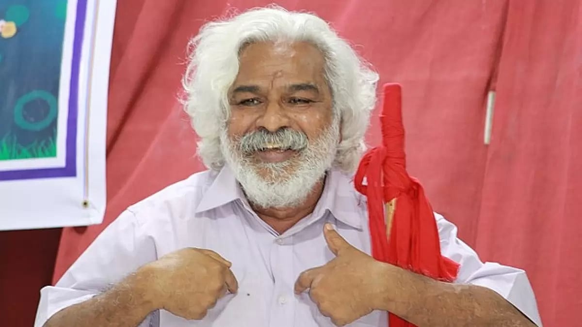 Poet Gaddar died on Sunday. (Photo: Wikimedia Commons CC SA 4)