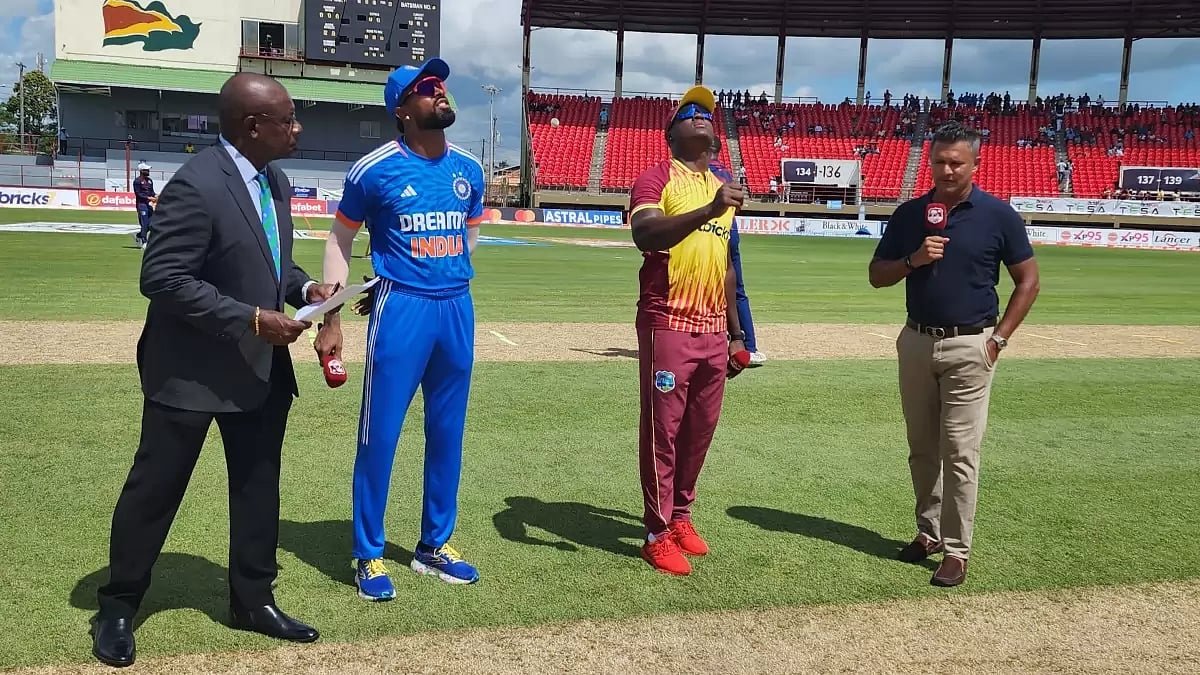 West Indies are 1-0 up in the five-match T20I series against India.