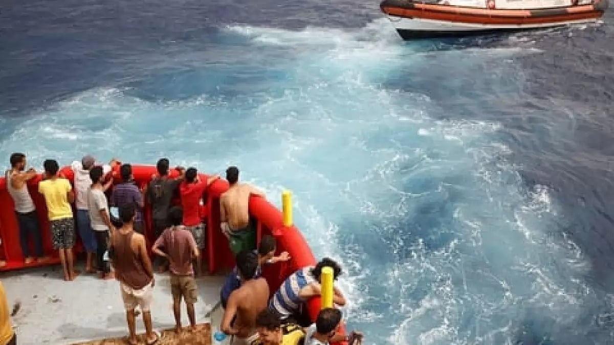 Amidst stormy seas off the picturesque Italian island of Lampedusa, tragedy struck as two rickety ir