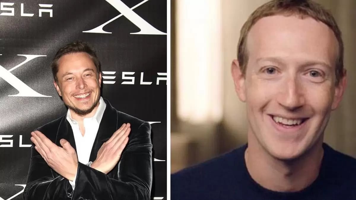 Collage of Musk and Zuckerberg 