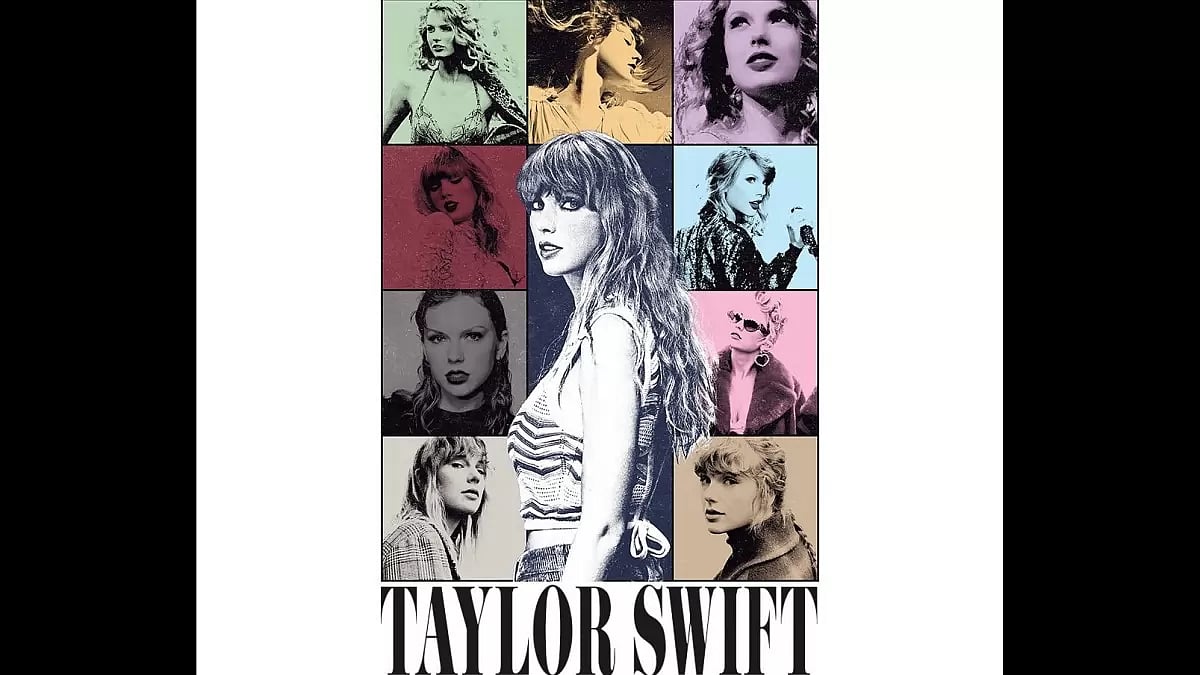  Collage of Taylor Swift’s 10 studio albums