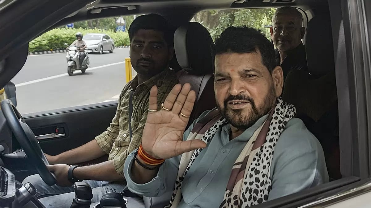 Brij Bhushan Sharan Singh in Delhi