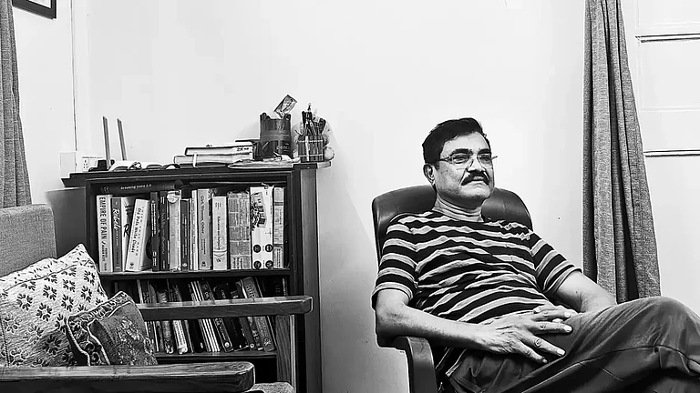 A free man: Anand Teltumbde at Rajgruha, his residence in Dadar, Mumbai - null