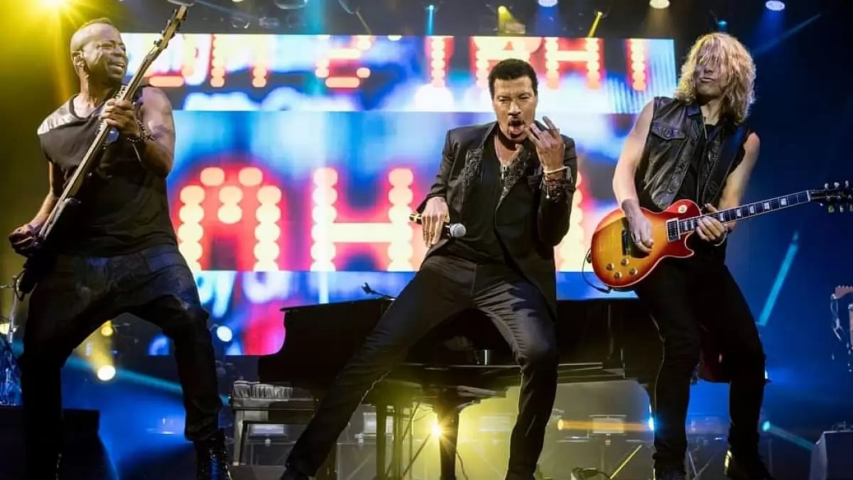 Lionel Richie performing at a concert in Canada in 2018