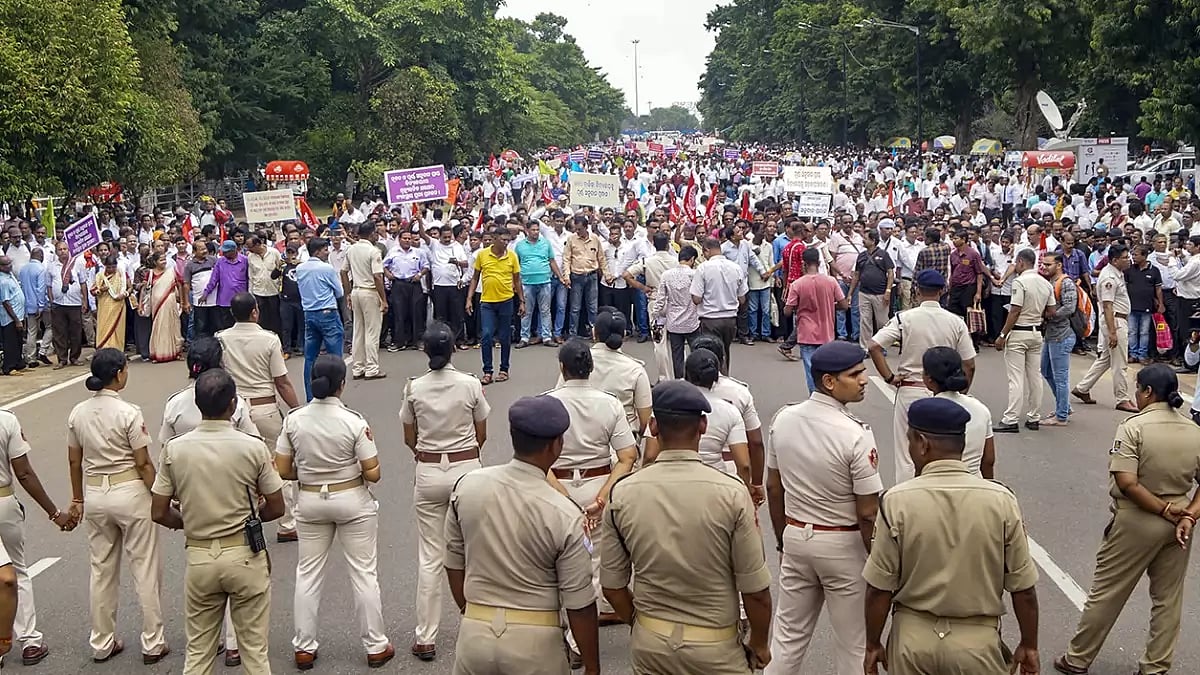 Teachers’ protest in Odisha (Representational Image)