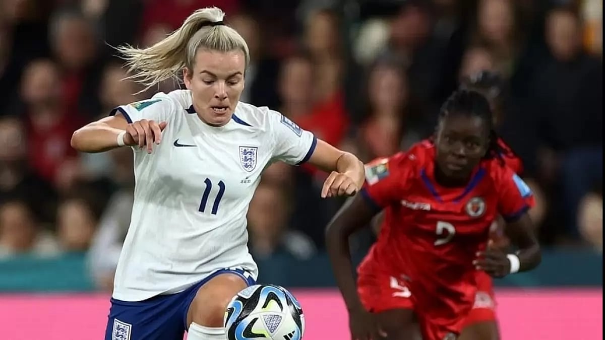 England goalscorer Lauren Hemp