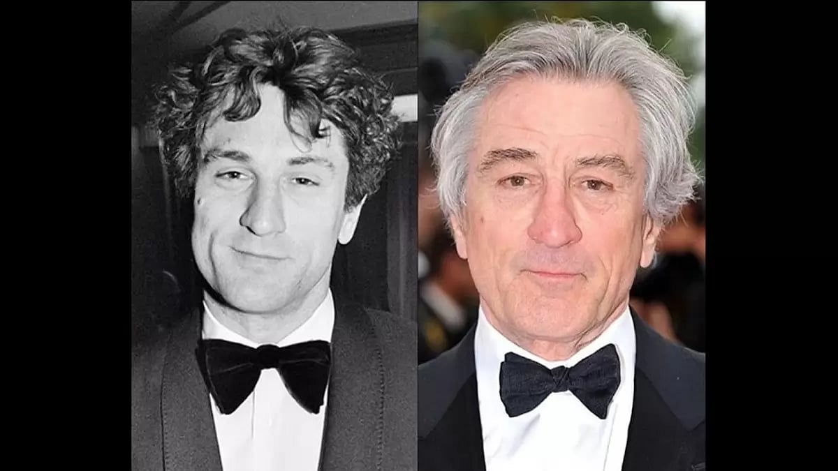 Robert De Niro then and now 