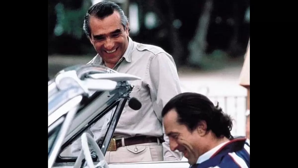 Robert De Niro and Martin Scorsese as behind-the-scenes in "Cape Fear"