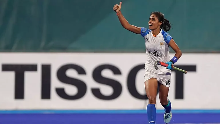 File image of India women's team hockey player Vandana Katariya. - null