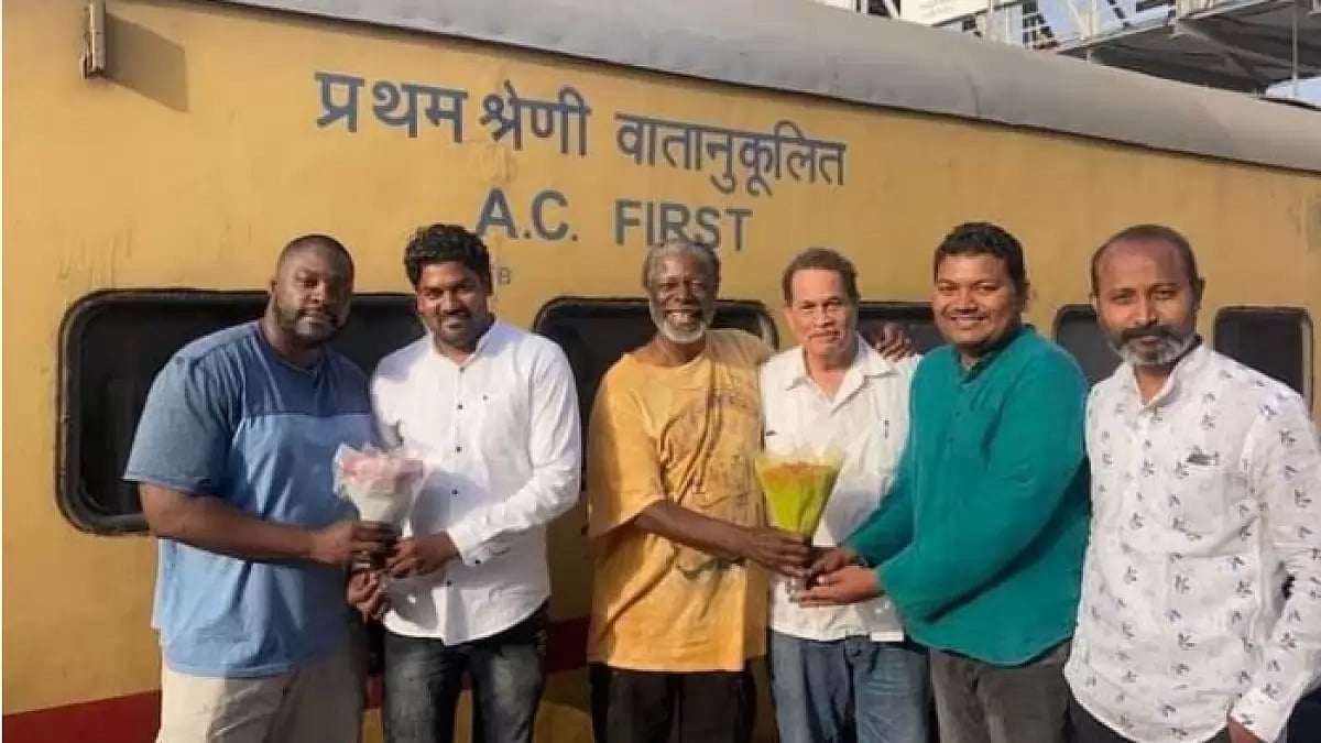 The delegation that travelled to Nanded