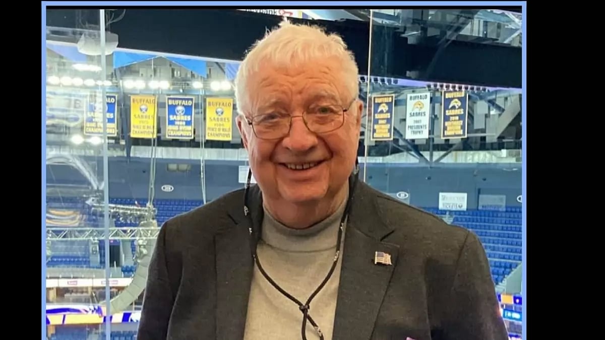 Rick Jeanneret at the National Hockey League tournament, 2021