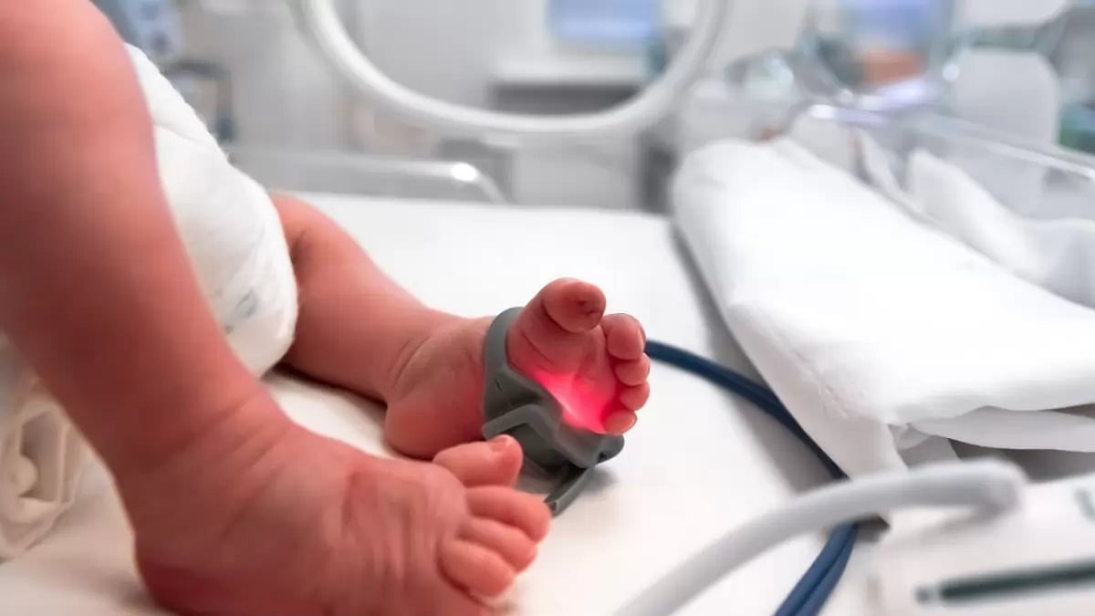 Representational image of a newborn in a hospital