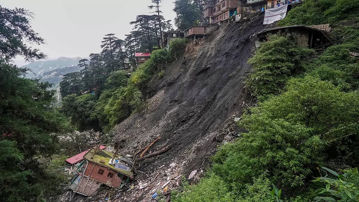 Landslide in Shimla