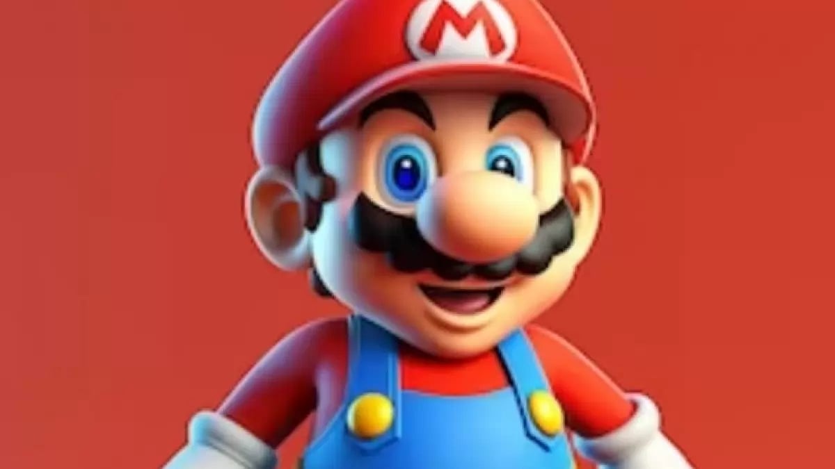 The iconic character - Mario