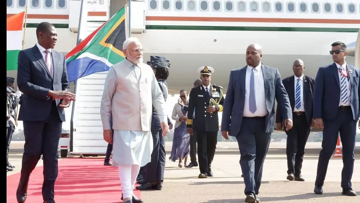 Prime Minister Narendra Modi's South Africa visit.