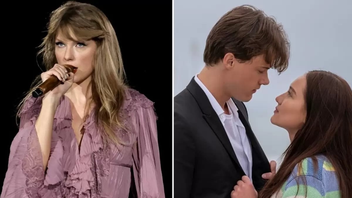 Taylor Swift And A Still From ‘The Summer I Turned Pretty 2’