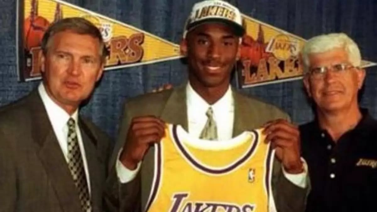 Kobe Bryant after the 1996 NBA draft