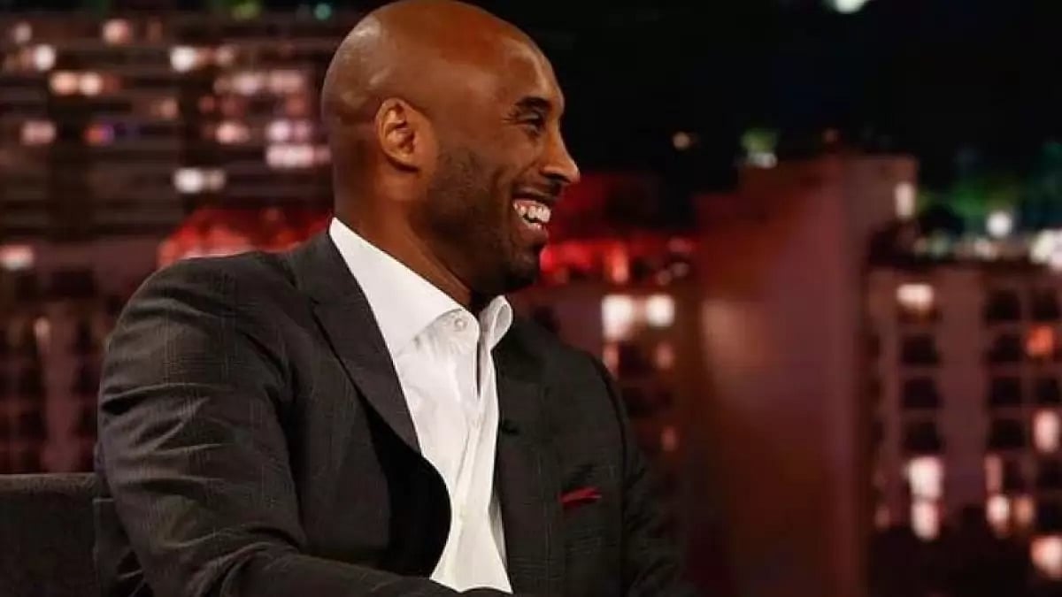 Kobe Bryant at the Jimmy Kimmel show in 2018