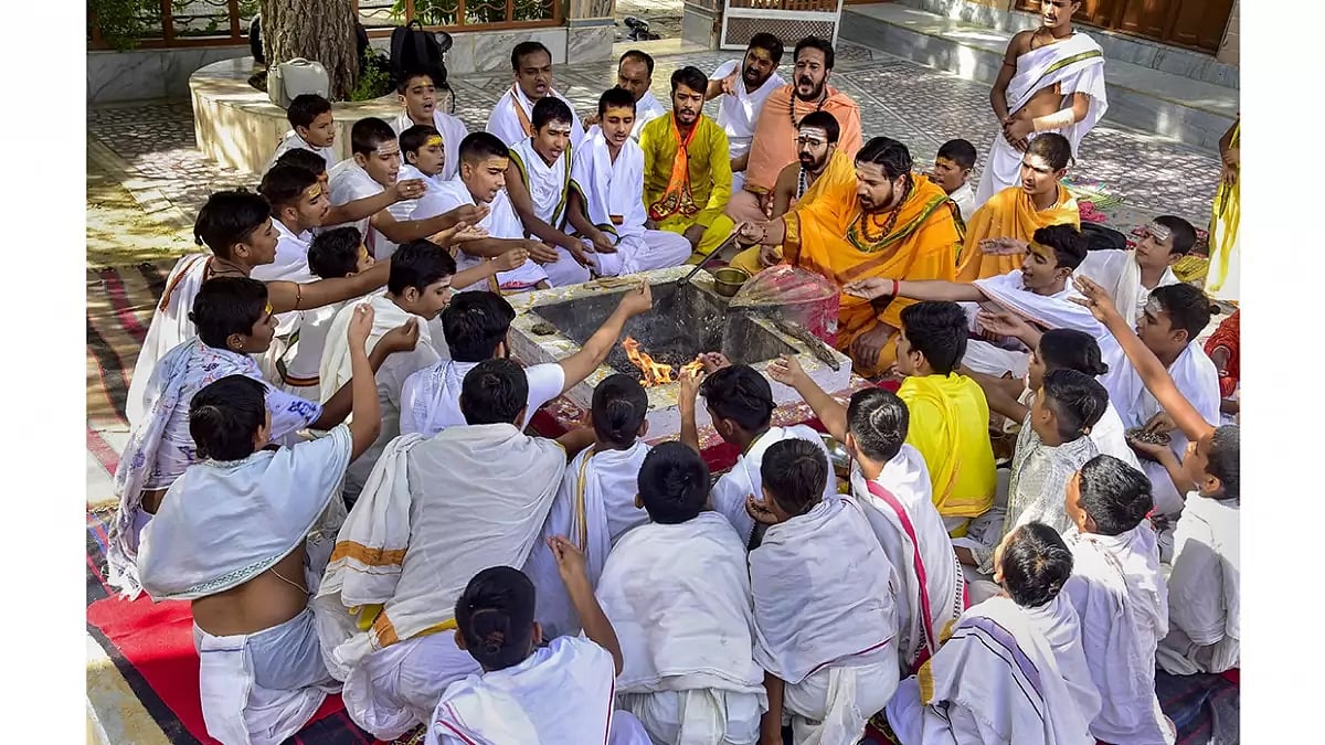 Prayers for Chandrayaan-3 landing in Bikaner