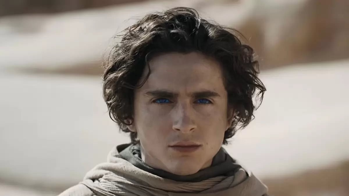 Timothée Chalamet as Paul Atreides in 