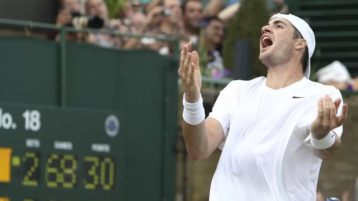 American tennis player John Isner