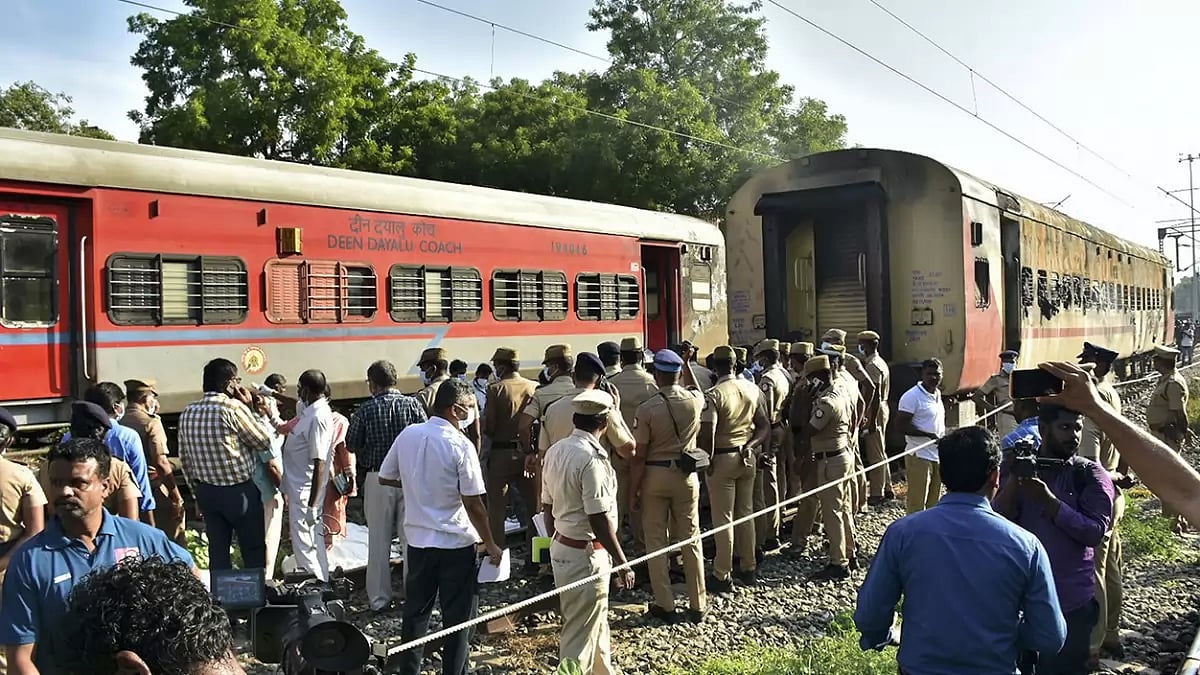 Madurai train fire