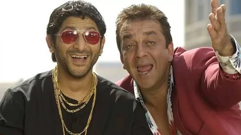 Arshad Warsi-Sanjay Dutt in Munna Bhai - null