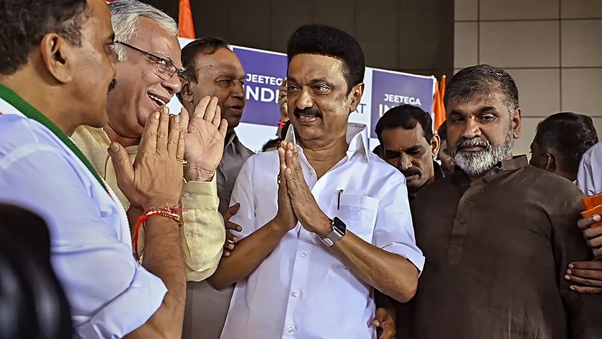 TN CM MK Stalin arrives in Mumbai