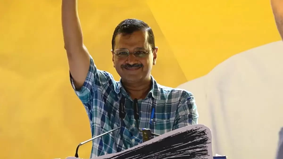 Delhi CM Arvind Kejriwal in Haryana.