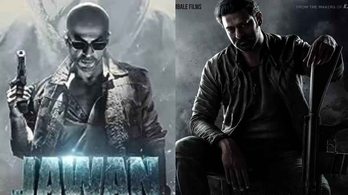 Posters of 'Jawan' and 'Salaar'