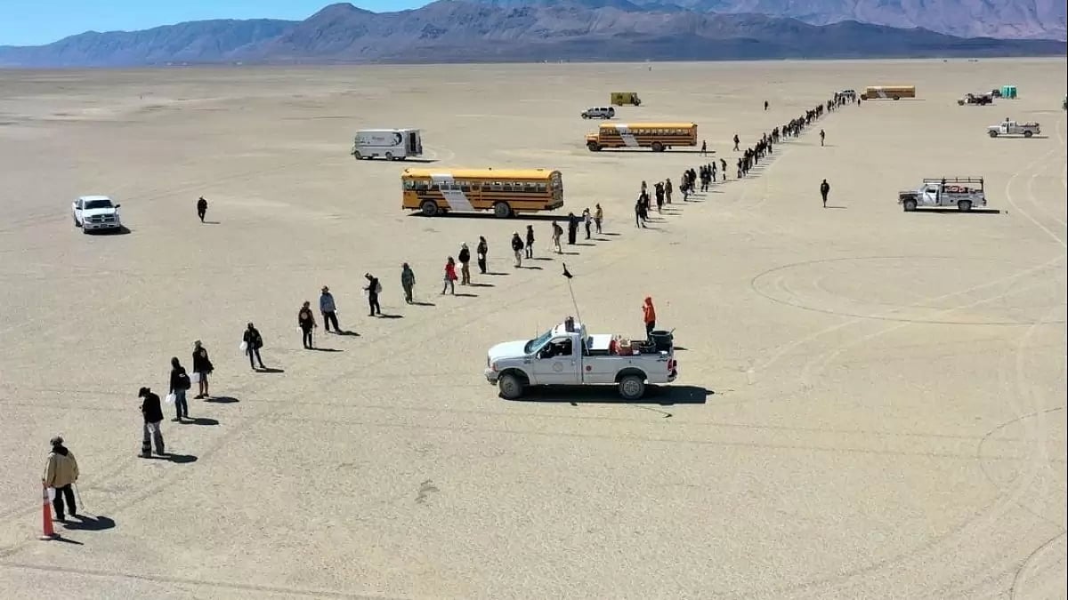  Burning Man festival is annually held in the Black Rock Desert of Nevada