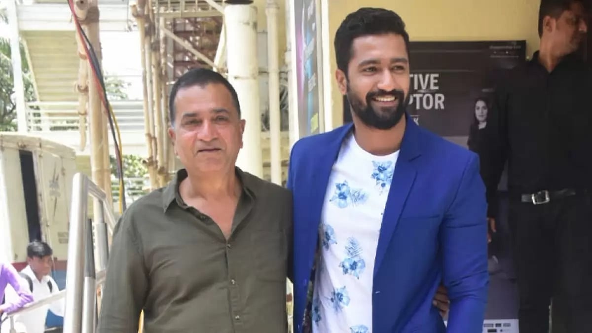 Vicky Kaushal with dad Sham Kaushal