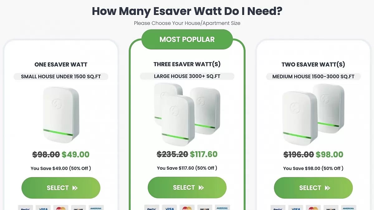 Esaver Watt Reviews