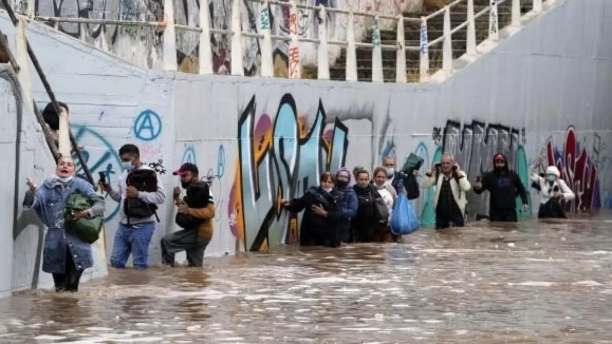 Severe flooding in Greece