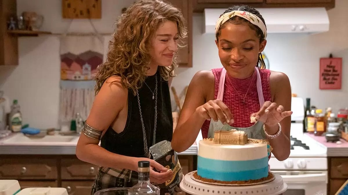 A Still From 'Sitting In Bars With Cake'