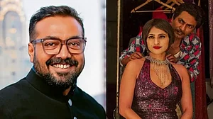 Anurag Kashyap; Kubbra Sait in 'Sacred Games'