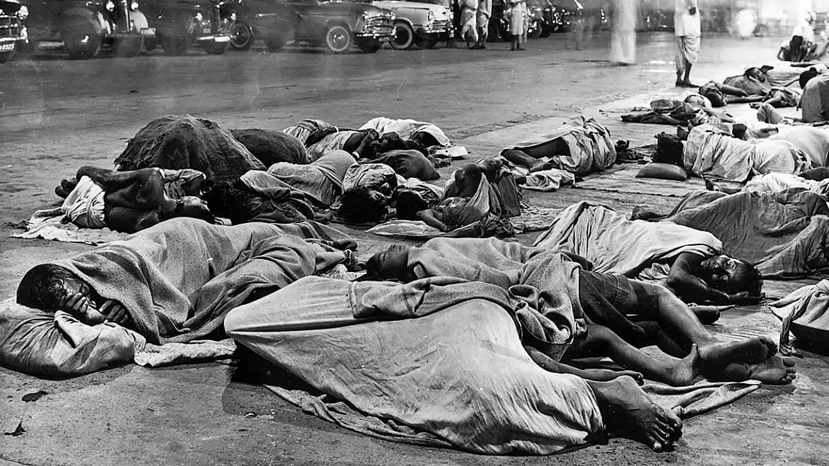 The Homeless: An estimated 100,000 people sleep on the streets of Kolkata - null