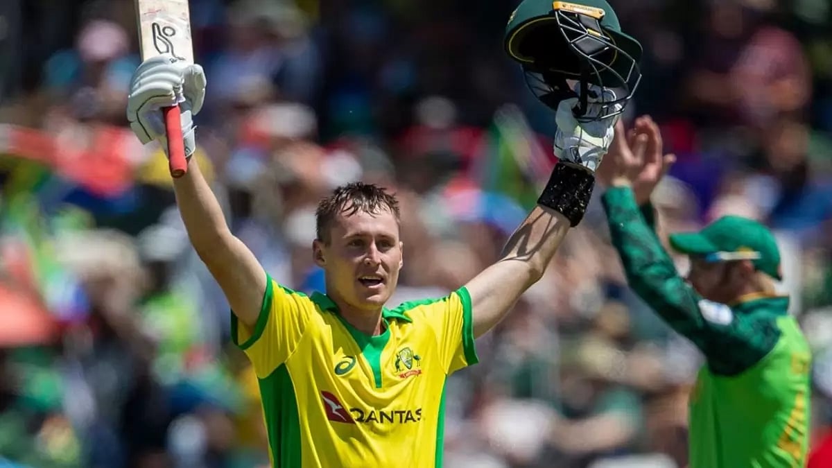 Marnus Labuschagne scored an unbeaten 80 as Australia won by 3 wickets.